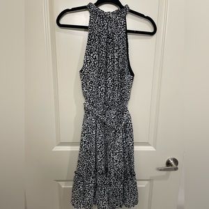 Black floral dress M